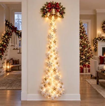 Light-Up Holiday Wall Scene – Warm LED Glow