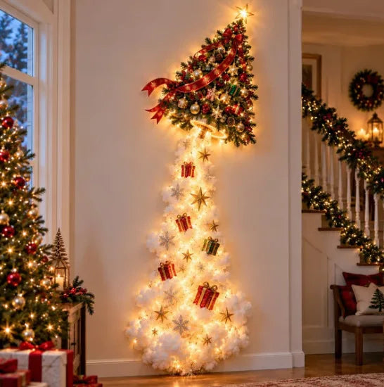 Light-Up Holiday Wall Scene – Warm LED Glow